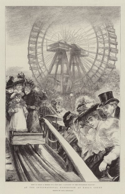 アールズコートでの国際展示会で 作： Charles Paul Renouard